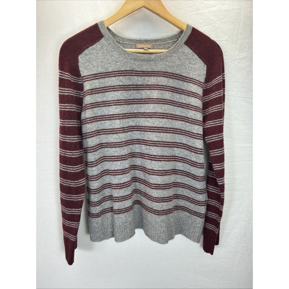 Lilla P Womens Cashmere Crew Neck Long Sleeve Pullover Sweater Size L Texas A&M